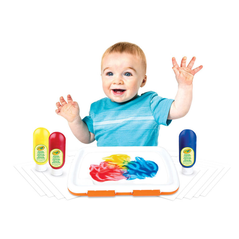 Crayola Easy-Clean Fingerpaint Set