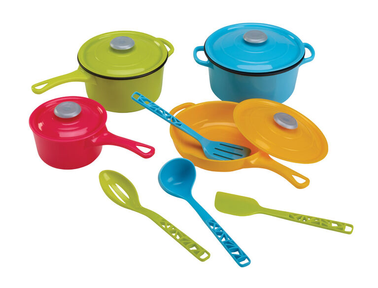 Just Like Home - Pots & Pans With Utensils Set