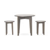 Ensemble table ronde et tabourets pour enfants Geo de Forever Eclectic, gris pimpant