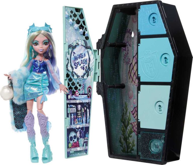 Monster High-Coffret Monstrueux Secrets Lagoona Blue Look Irisé