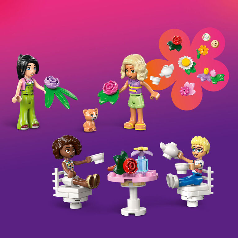 LEGO Friends Plant Caf&eacute; & Flower Shop Pretend Play Building Toy for Girls and Boys, 9+ - 42671