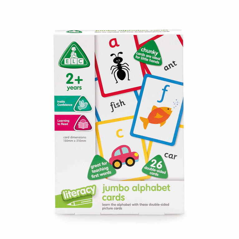 Early Learning Centre Jumbo Alphabet Cards Lower Case - English Edition - R Exclusive
