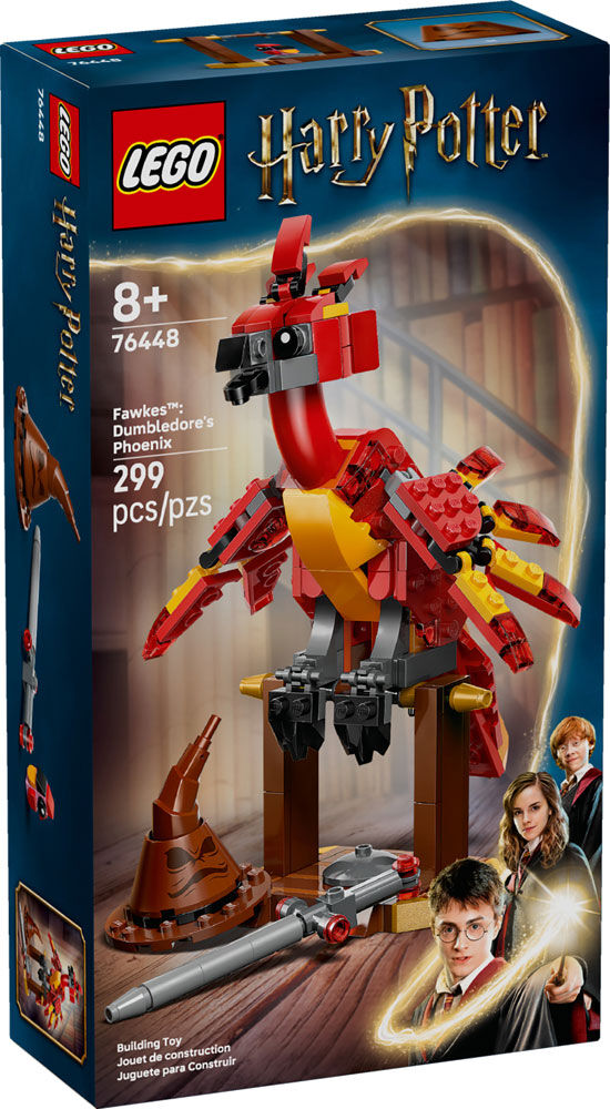 LEGO Harry Potter Fawkes: Dumbledore's Phoenix Kids Toy for Kids, Boys and Girls, Ages 8+ - 76448