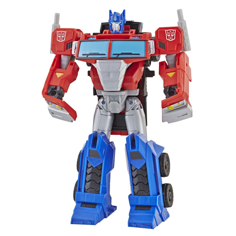 Transformers Cyberverse Action Attackers - Figurine Optimus Prime de classe ultra.