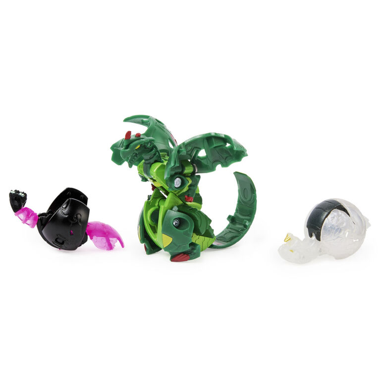 Bakugan Evolutions, Dragonoid with Nano Scorcher and Siphon Platinum Power Up Pack