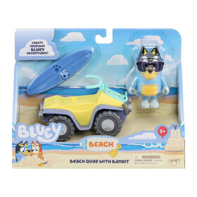Bluey Beach Vehicle and Figure Beach Quad