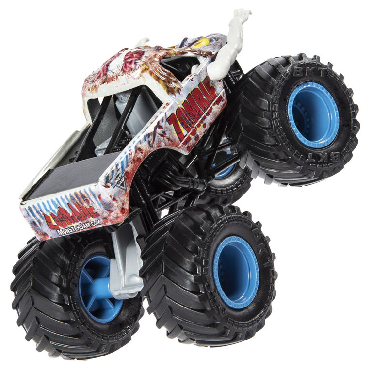 Monster Jam, Official Zombie Madness Playset Featuring Exclusive 1:64 Scale Die-Cast Zombie Monster Truck