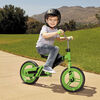 Vélo vert d'apprentissage My First Balance-to-Pedal pour enfants -12 pouces - Notre exclusivité