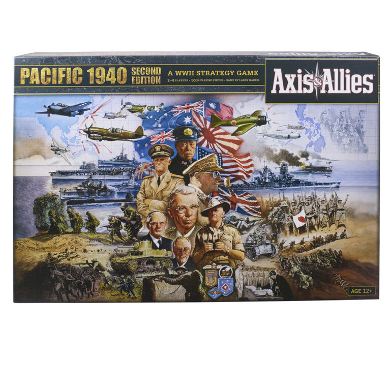 Avalon Hill Axis and Allies Pacific 1940 2e édition, jeu de stratégie, Seconde Guerre - Édition anglaise