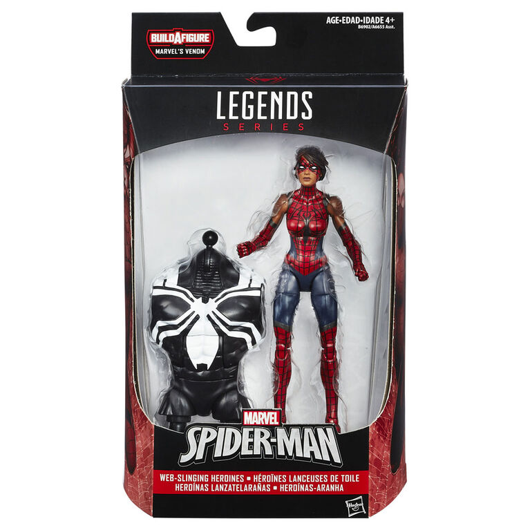 Marvel Legends Spider-Man 6-inch Legends Series Web-Slinging Heroines: Spider-Girl