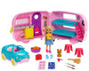 Coffret de jeu Caravane Barbie Club Chelsea avec poupée, chiot, voiture, caravane qui se transforme et accessoires