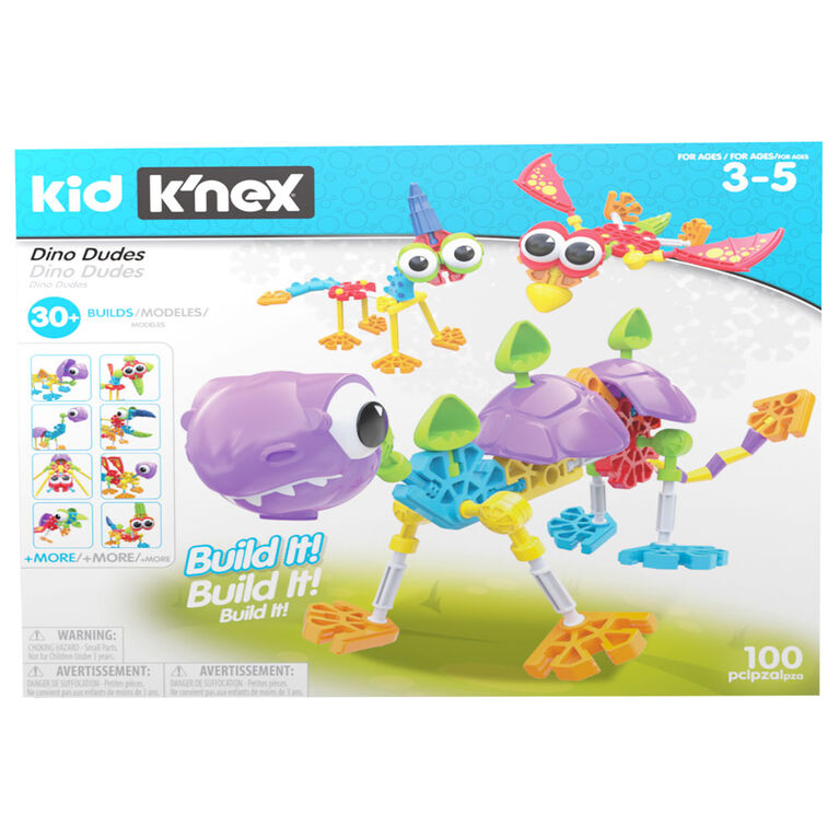 Kid K'Nex Dino Dudes Building Set