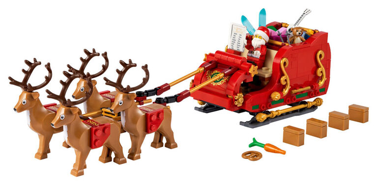 LEGO Santa's Sleigh Christmas Toy Building Set for Ages 9-13, with Reindeer & Santa Figurine, 40499