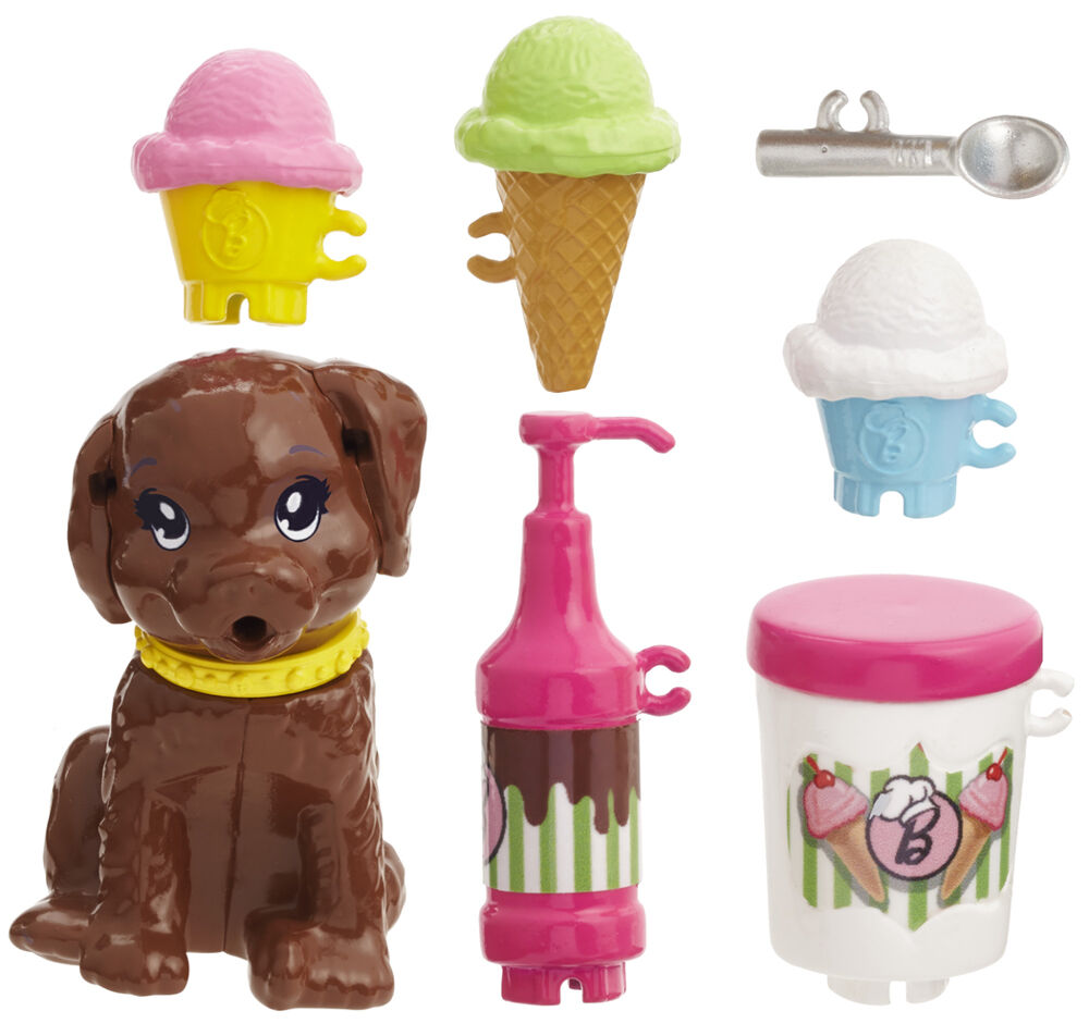barbie doll ice cream set