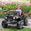 Voltz Toys Jeep with Remote, Black