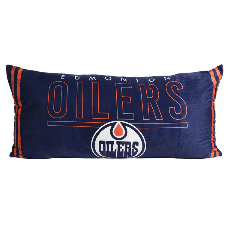 NHL Edmonton Oilers Body Pillow, 18" x 36" Toys R Us Canada