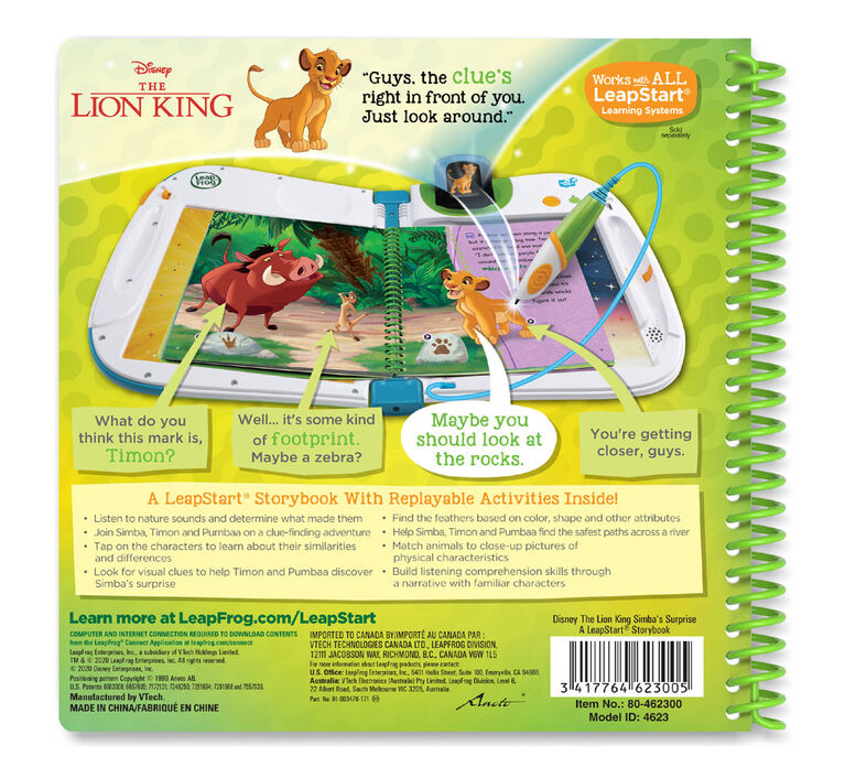 LeapFrog LeapStart The Lion King Simba's Surprise - English Edition