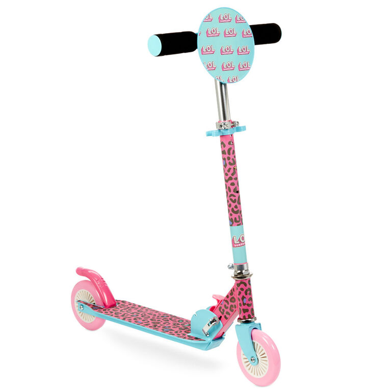 L.O.L. Surprise! Folding Kick Scooter - Leopard Version