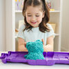 Kinetic Sand, Castle Case with 1lb Teal Play Sand, Multipurpose Play Space and Storage Container, Sensory Toy