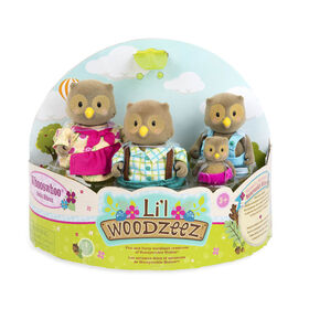 Whooswhoo Hiboux, Li'l Woodzeez, Ensemble de petites figurines de hiboux