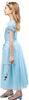 Rubies Blue Princess Costume Dress with Silver Tiara, Girls Extra Small (Size 4-5)