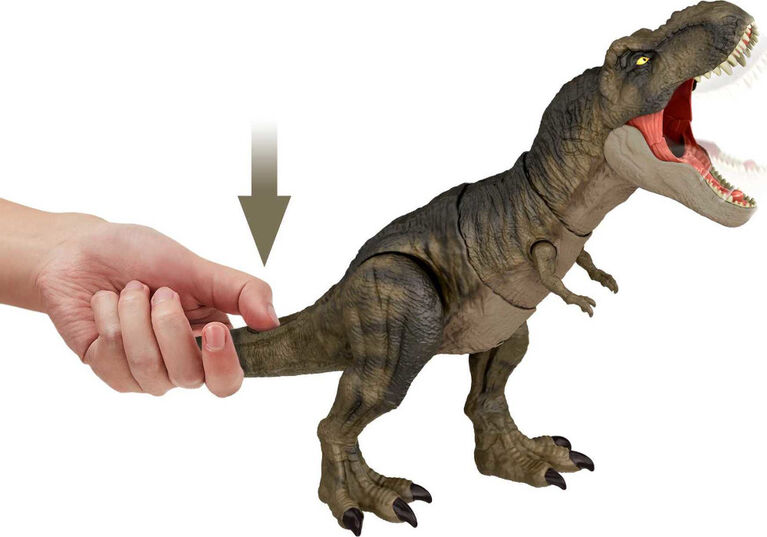 Jurassic World - Attaque et Dévore - Figurine - Tyrannosaure Rex