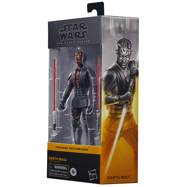 Star Wars The Black Series, Darth Maul, figurine articulée de collection de 15 cm, The Clone Wars, jouet pour enfants, à partir de 4 ans