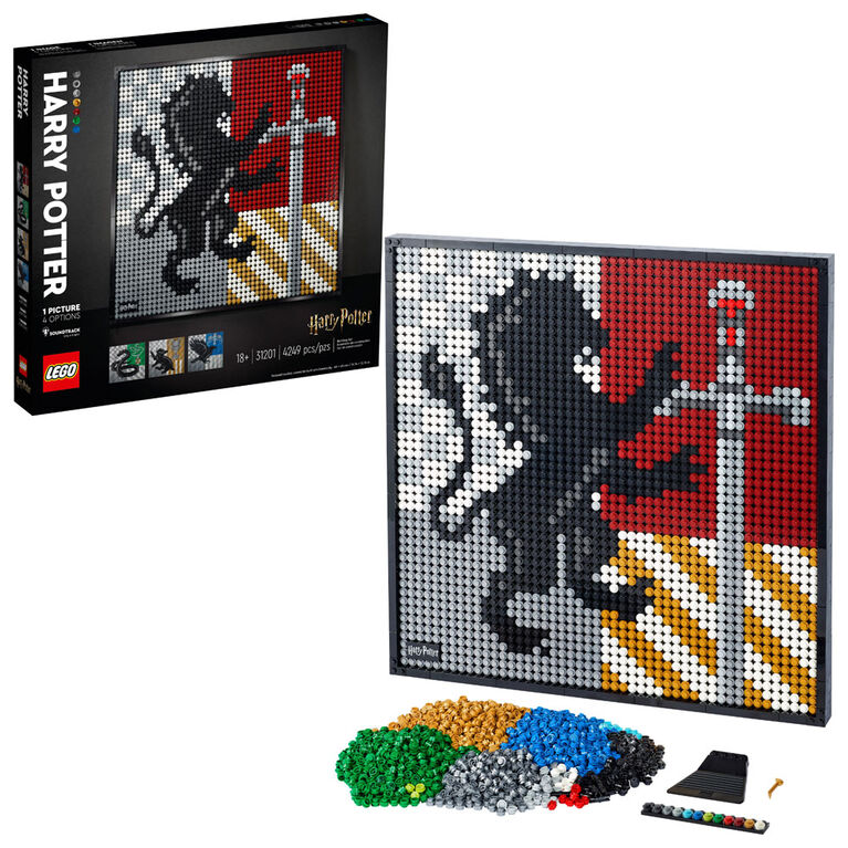 LEGO ART Harry Potter Hogwarts Crests 31201 (4249 pieces)