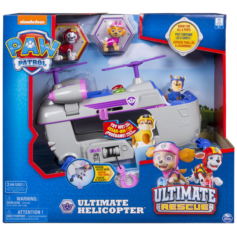 PAW Patrol Ultimate Rescue Hélicoptère Ultimate Rescue de Stella avec
