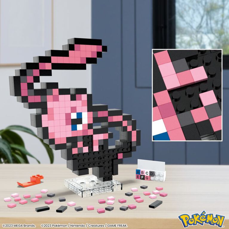 MEGA Pokémon Mew Building Toy Kit (434 Pieces) Retro Set for Collectors