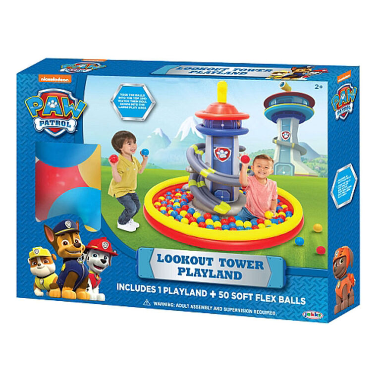 Paw Patrol 50 Ball Lookout Tower Playland