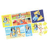 Bluey Jigsaw Puzzles for Kids, Set of 7 Wood Puzzles with Storage Box
