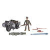 Indiana Jones Worlds of Adventure Indiana Jones with Motorcycle and Sidecar Toy, 2.5 Inch, Indiana Jones Toys