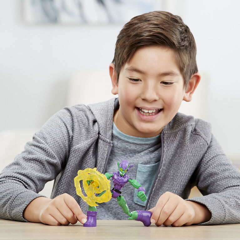 Marvel Spider-Man Bend and Flex Green Goblin Action Figure Toy
