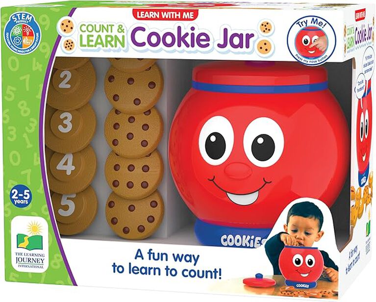 Apprends avec moi - Compte et apprends avec le pot à biscuits - Édition anglaise