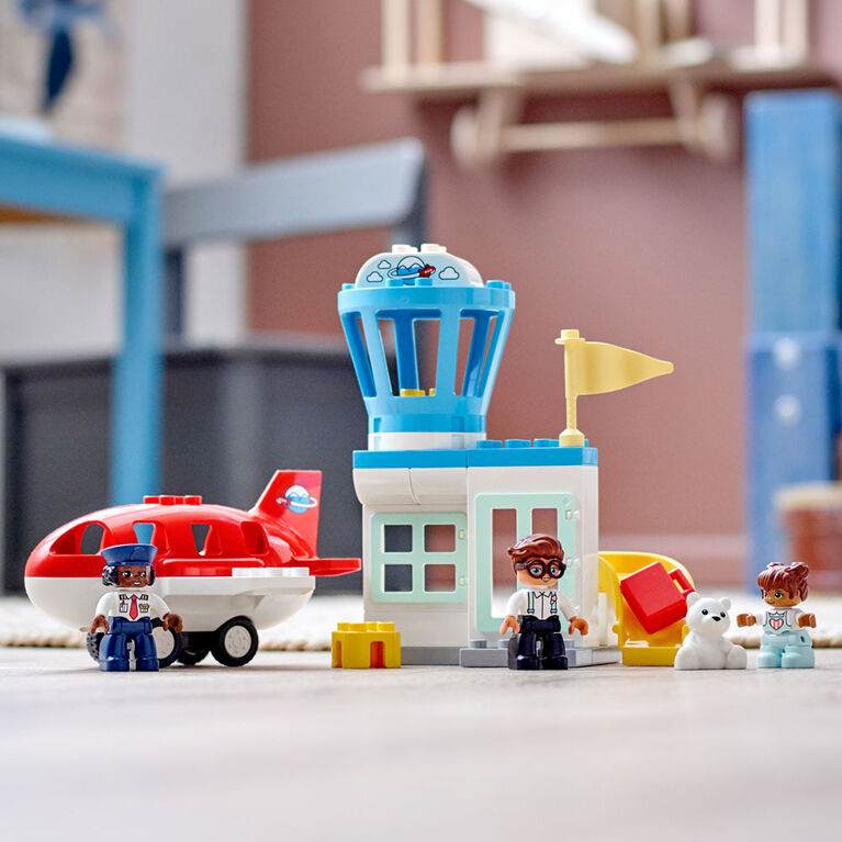 LEGO DUPLO Town L'avion et l'aéroport 10961 (28 pièces)