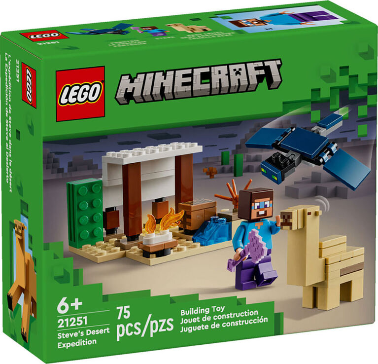 LEGO Minecraft Steve's Desert Expedition Building Toy 21251