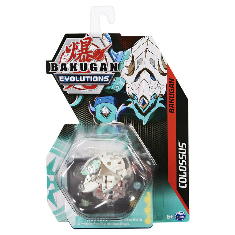 Bakugan Evolutions, Colossus, 2-inch Tall Collectible Action Figure and Trading Card
