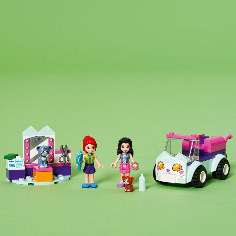 LEGO Friends La voiture de toilettage pour chat 41439 (60 pièces)