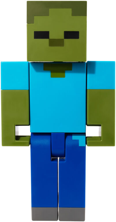 Minecraft - Figurine articulée à grande échelle de 21,6 cm (8,5 po) - Zombie.