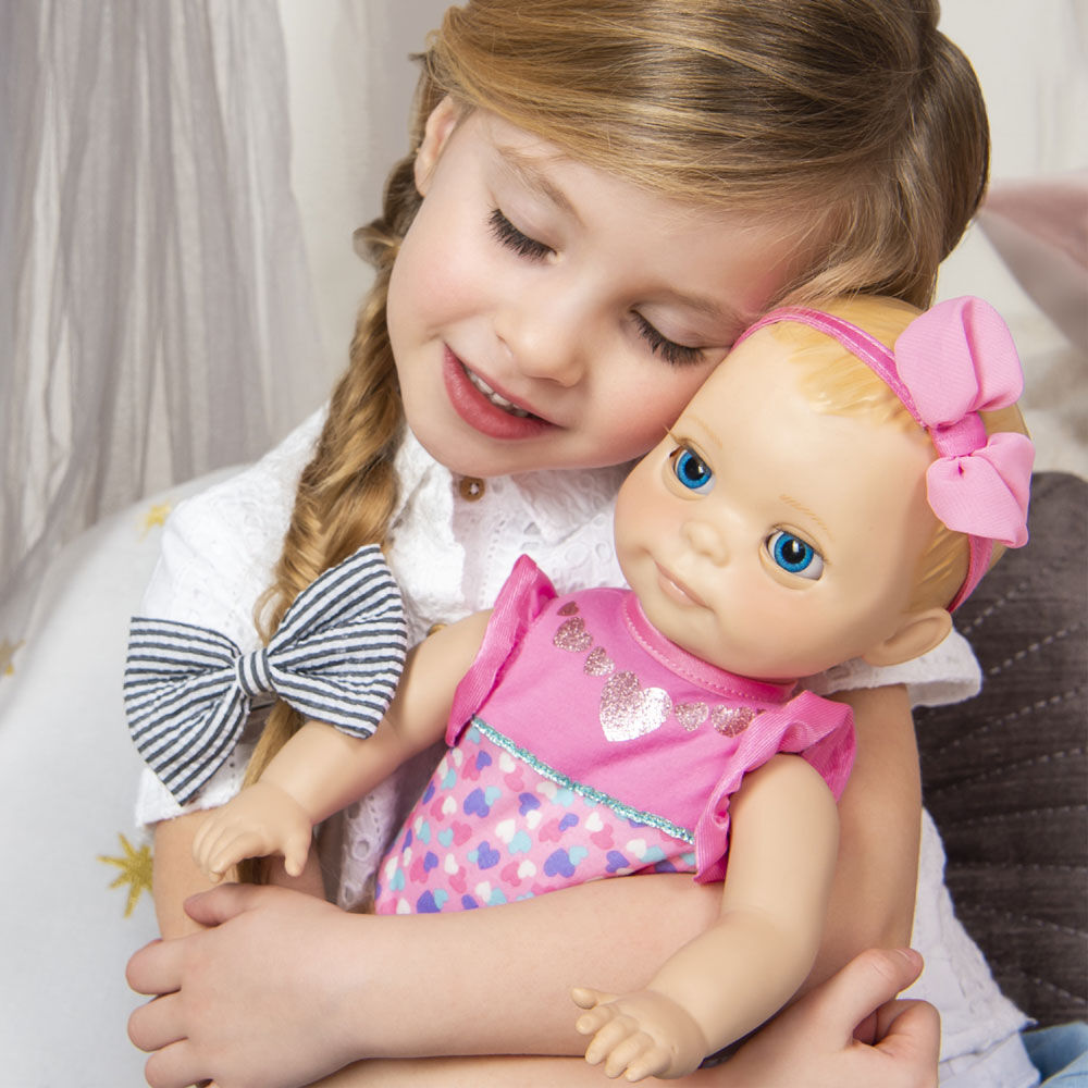 Luvabella Newborn Interactive Baby Doll with Real Expressions
