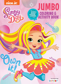 Sunny Day 64pg Jumbo Colouring Book