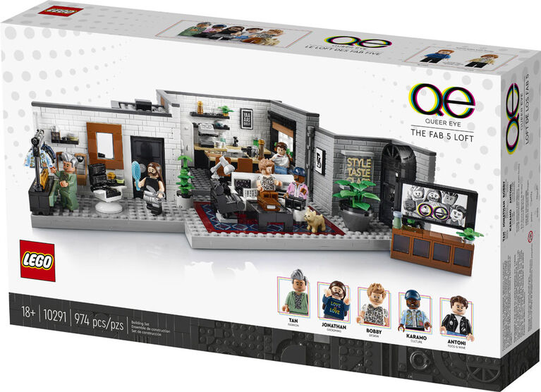 LEGO Icons Queer Eye - Le loft des Fab Five 10291 (974 pièces)