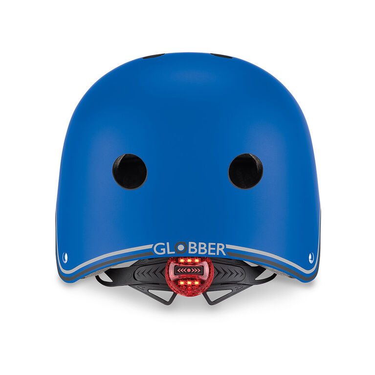Globber Helmet with Light - Blue