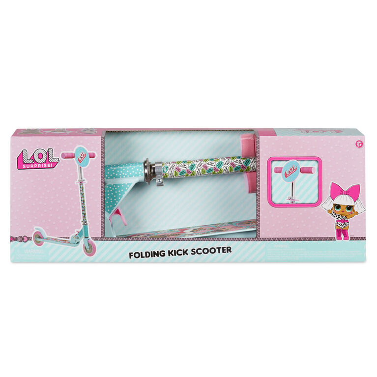 LOL Surprise! Folding Kick Scooter - Pink /Blue