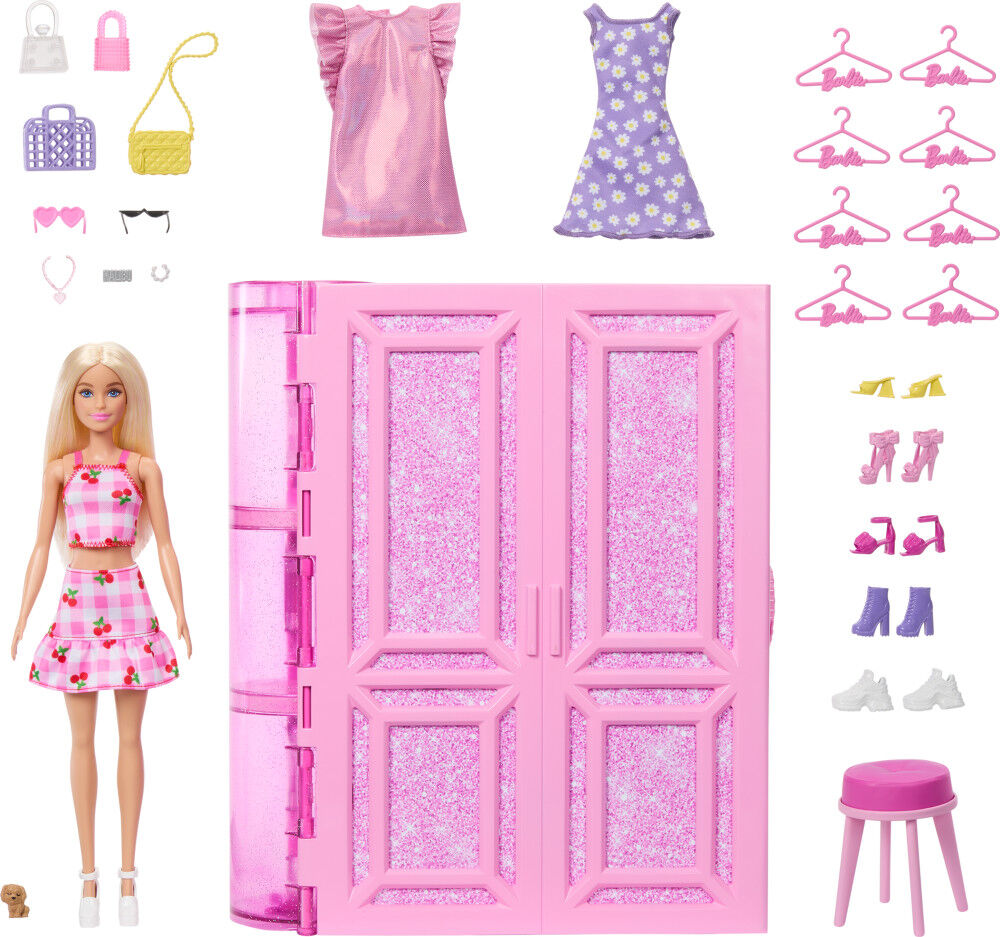 Barbie Dream Closet Doll Playset and Accessories Toys Spielzeug
