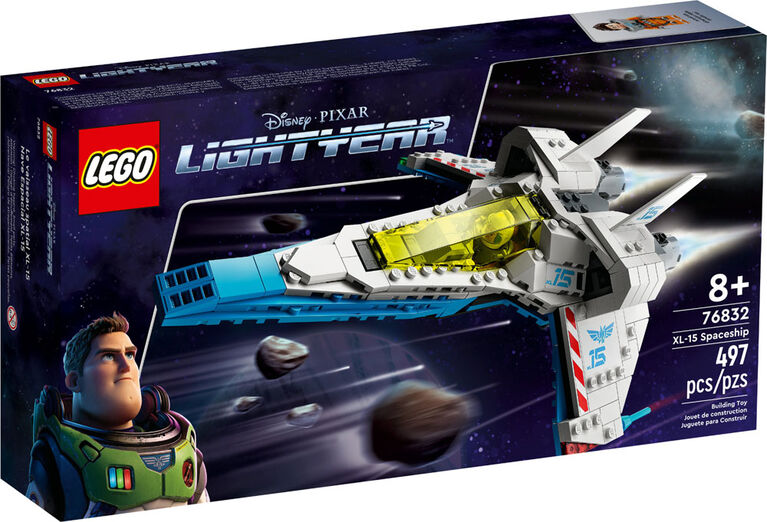 LEGO │ Disney and Pixar's Lightyear XL-15 Spaceship 76832 Building Kit (498 Pieces)