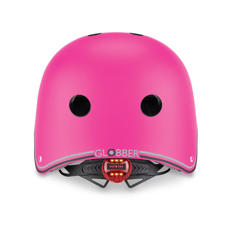 Globber Helmet With Light - Pink