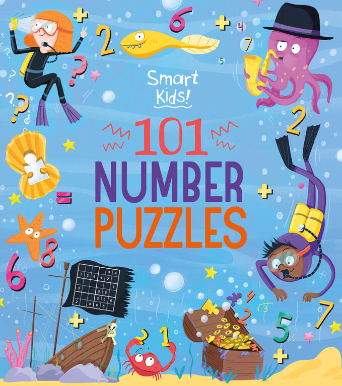 Smart Kids! 101 Number Puzzles - English Edition