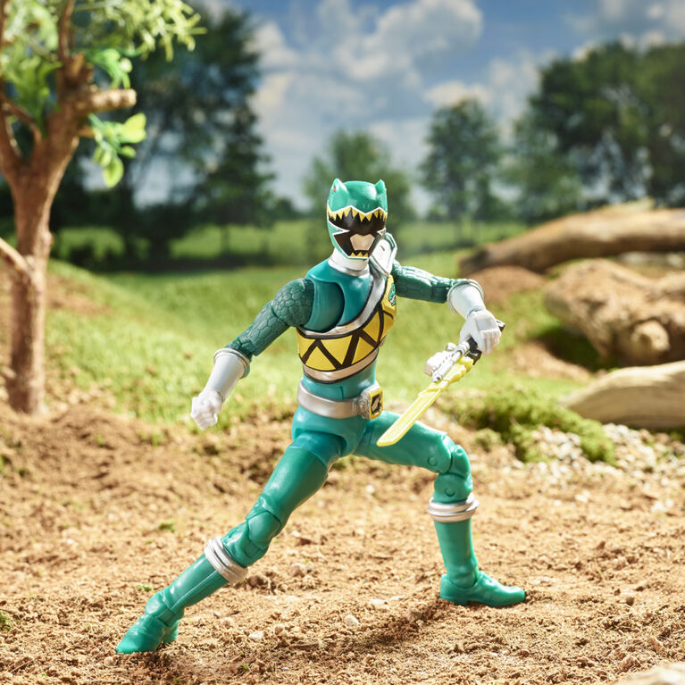 Power Rangers Lightning Collection Dino Charge Green Ranger 6-Inch Premium Collectible Action Figure
